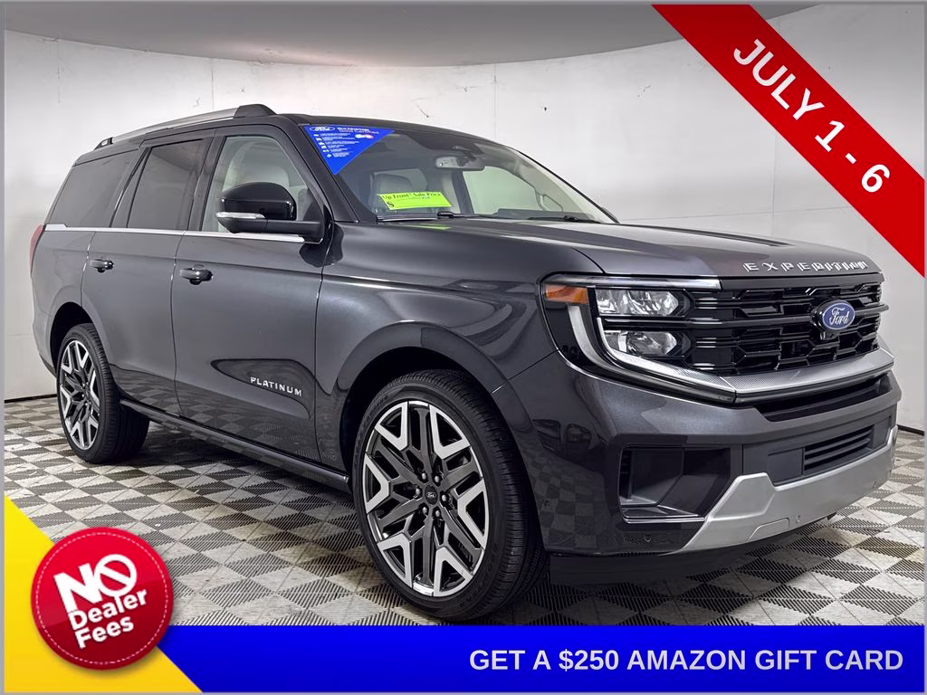 2025 Dark Matter Gray Metallic Ford Expedition Platinum 4X4 SUV