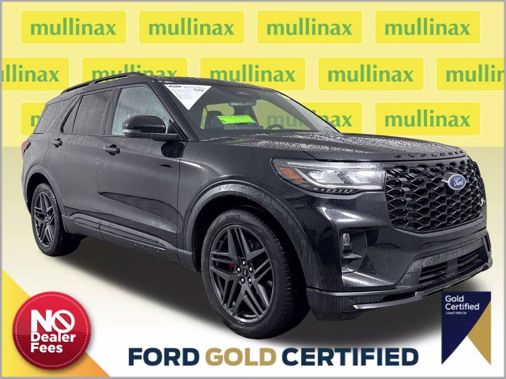 2025 Agate Black Metallic Ford Explorer ST 4X4 SUV