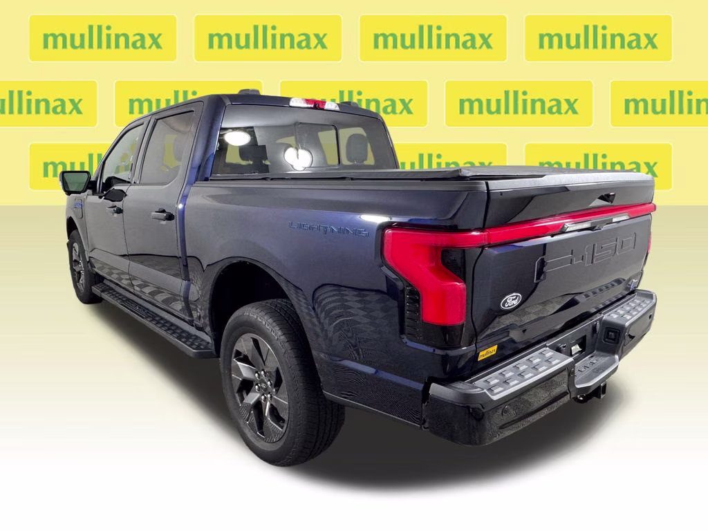 2025 Antimatter Blue Metallic Ford F-150 Lightning Lariat AWD Truck