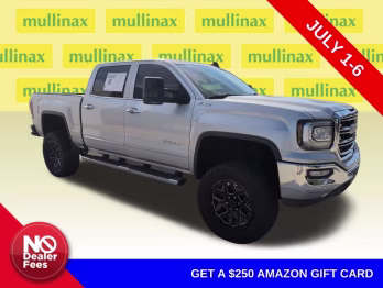 2017 Quicksilver Metallic GMC Sierra 1500 SLT 4X4 Truck