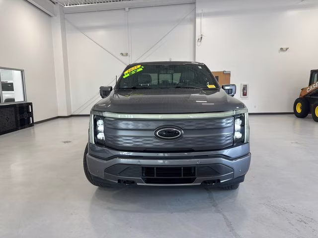 2022 Carbonized Gray Metallic Ford F-150 Lightning Lariat AWD Truck
