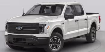2022 Gray Ford F-150 Lightning AWD Truck