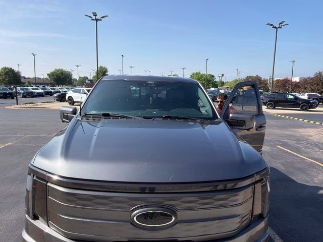 2022 Carbonized Gray Metallic Ford F-150 Lightning Lariat AWD Truck
