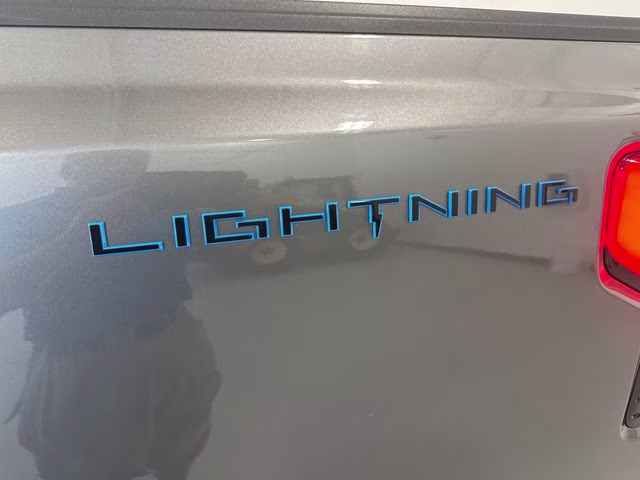 2022 Carbonized Gray Metallic Ford F-150 Lightning Lariat AWD Truck