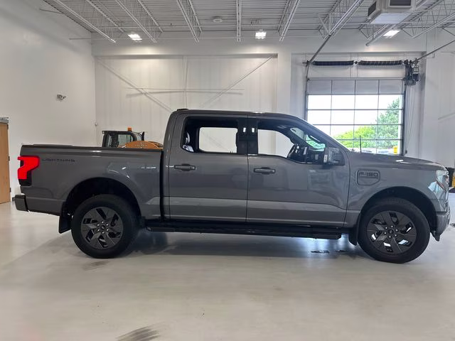 2022 Carbonized Gray Metallic Ford F-150 Lightning Lariat AWD Truck
