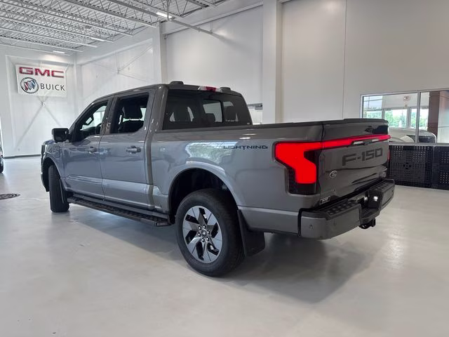2022 Carbonized Gray Metallic Ford F-150 Lightning Lariat AWD Truck