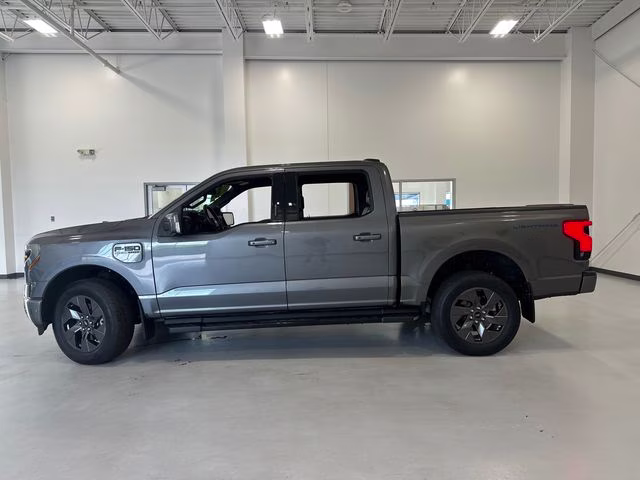 2022 Carbonized Gray Metallic Ford F-150 Lightning Lariat AWD Truck