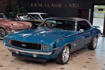 1969 LeMans Blue Chevrolet Camaro RS/SS 396 - Tremec 5-Speed, Fact. A/C Coupe