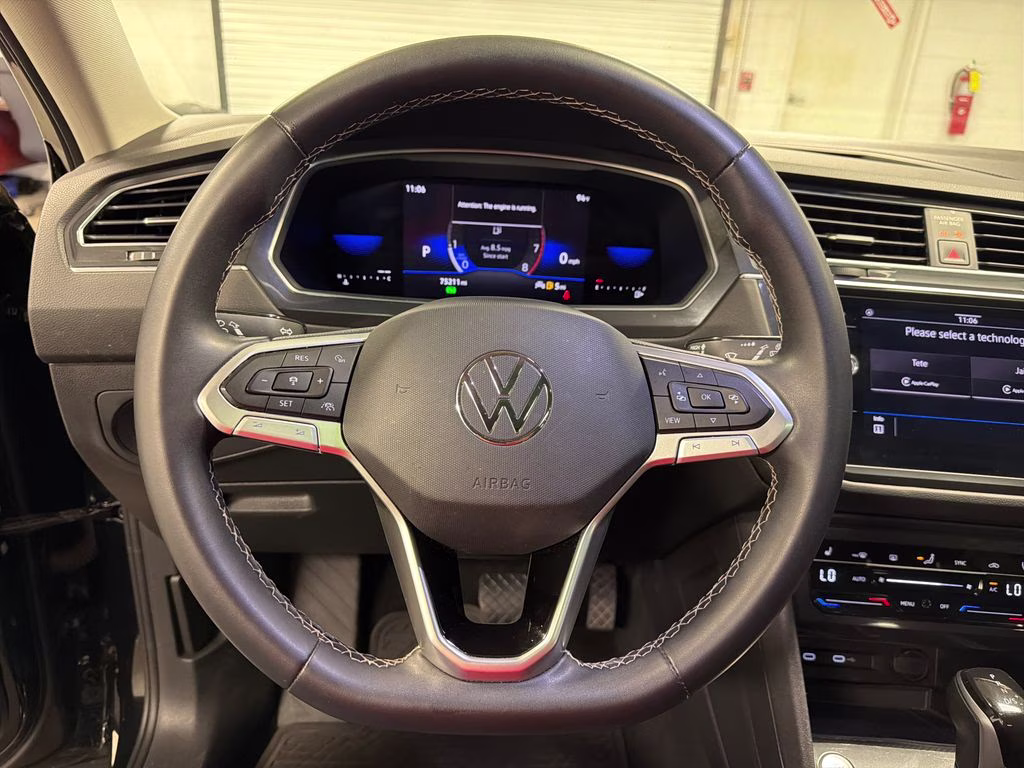 2023 Deep Black Volkswagen Tiguan 2.0T SE FWD SUV