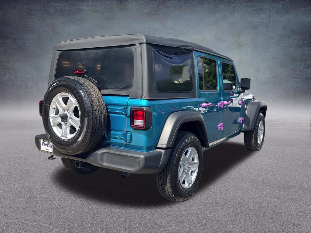 2019 Bikini Pearlcoat Jeep Wrangler Unlimited Sport S 4X4 SUV