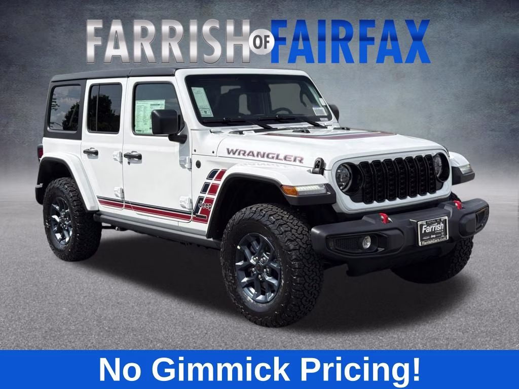 2026 Bright White Clearcoat Jeep Wrangler 4X4 SUV