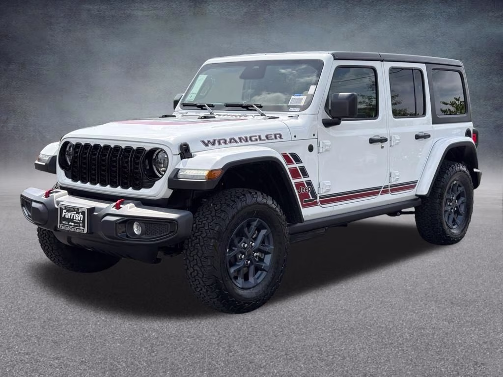 2026 Bright White Clearcoat Jeep Wrangler 4X4 SUV