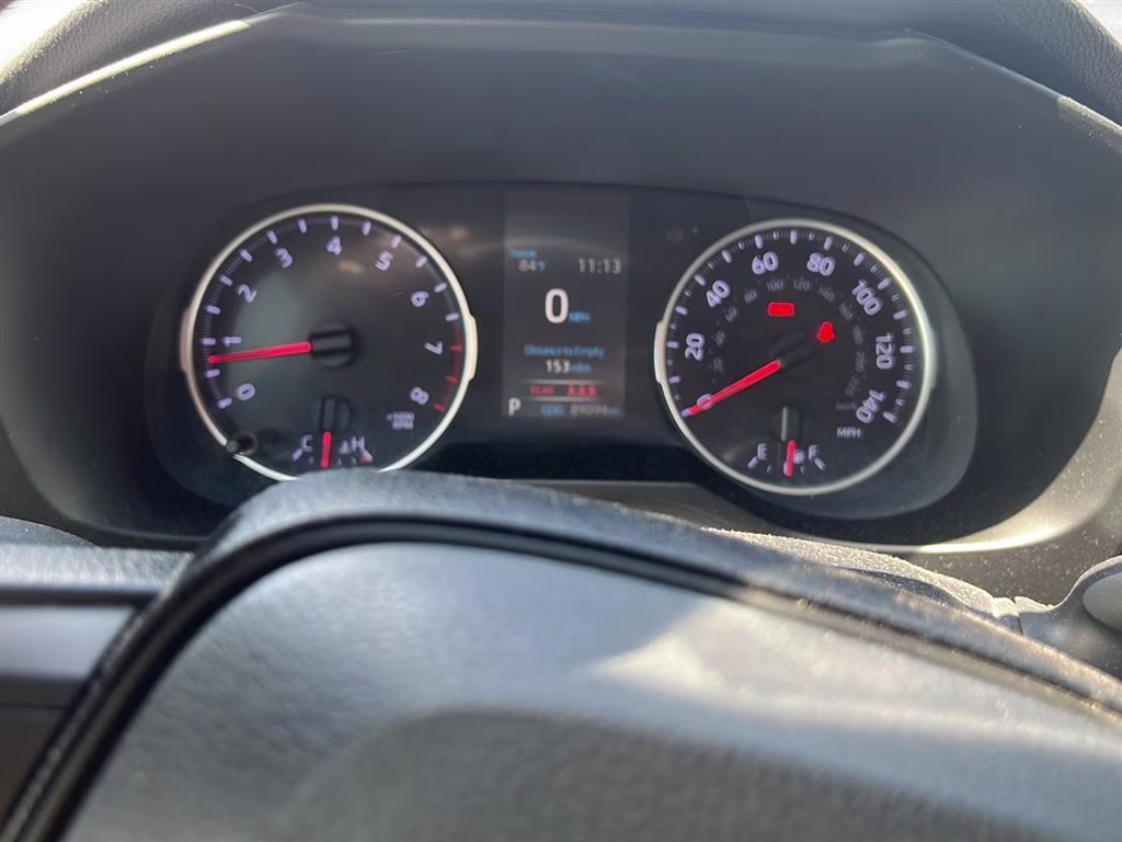 2019 Blue Flame Toyota RAV4 LE FWD SUV