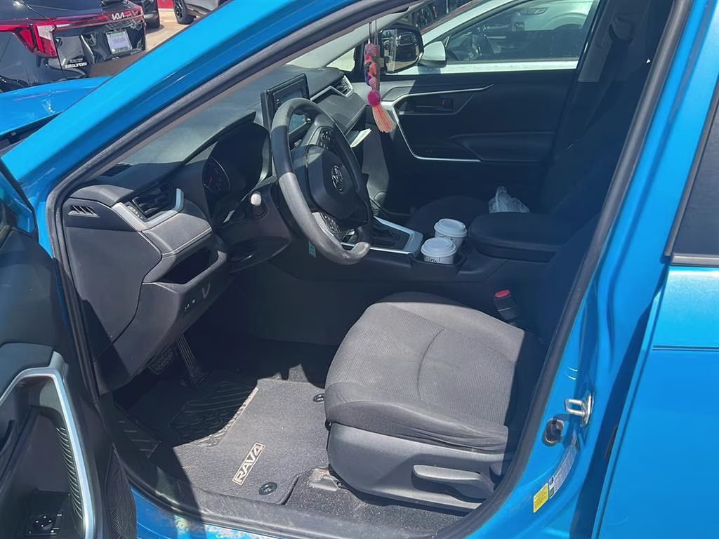 2019 Blue Flame Toyota RAV4 LE FWD SUV