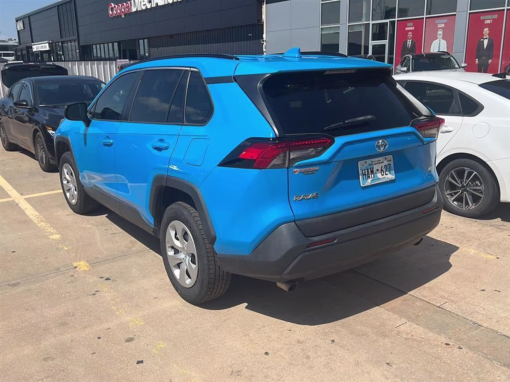 2019 Blue Flame Toyota RAV4 LE FWD SUV