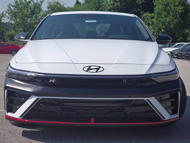 2026 Atlas White Hyundai Elantra N Base FWD Sedan