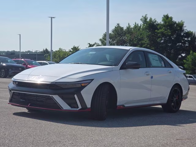 2026 Atlas White Hyundai Elantra N Base FWD Sedan