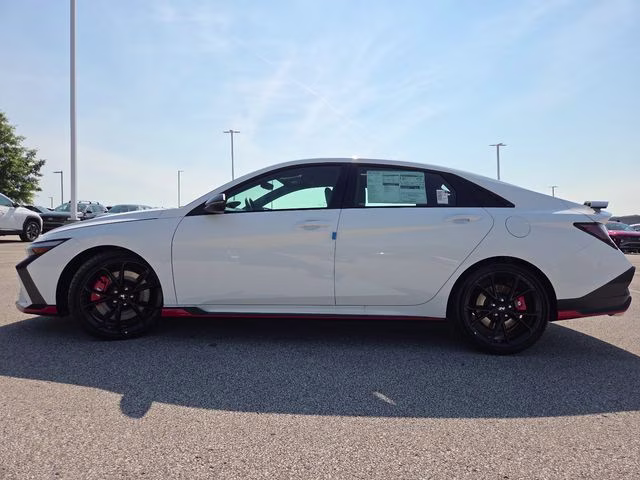 2026 Atlas White Hyundai Elantra N Base FWD Sedan