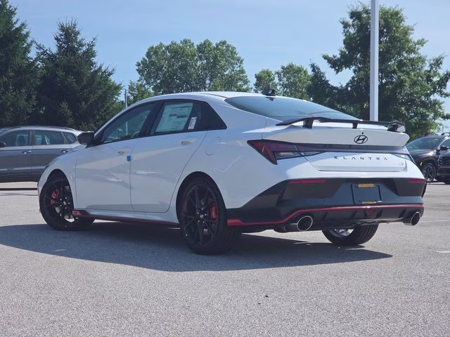 2026 Atlas White Hyundai Elantra N Base FWD Sedan