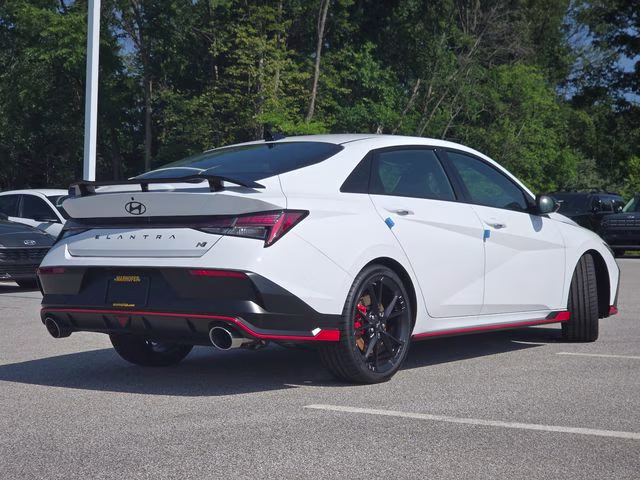 2026 Atlas White Hyundai Elantra N Base FWD Sedan