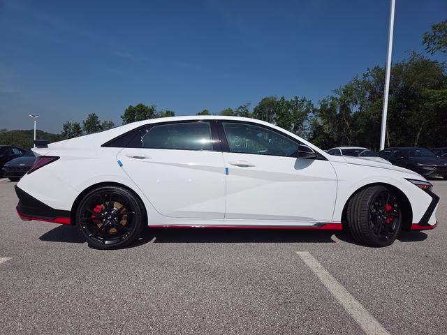 2026 Atlas White Hyundai Elantra N Base FWD Sedan