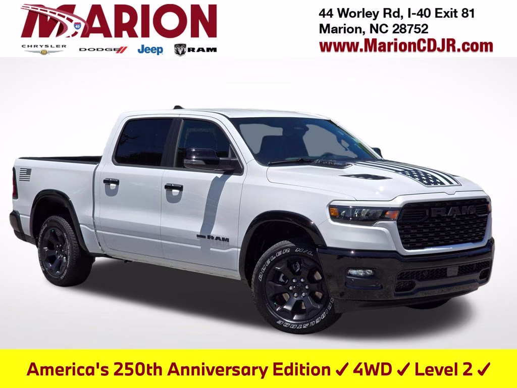 2026 Bright White Clearcoat Ram 1500 Big Horn/Lone Star 4X4 Truck
