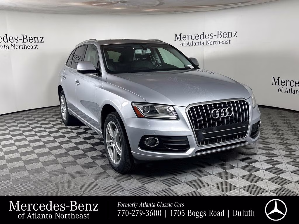 2015 Florett Silver Metallic Audi Q5 2.0T Premium Plus AWD SUV