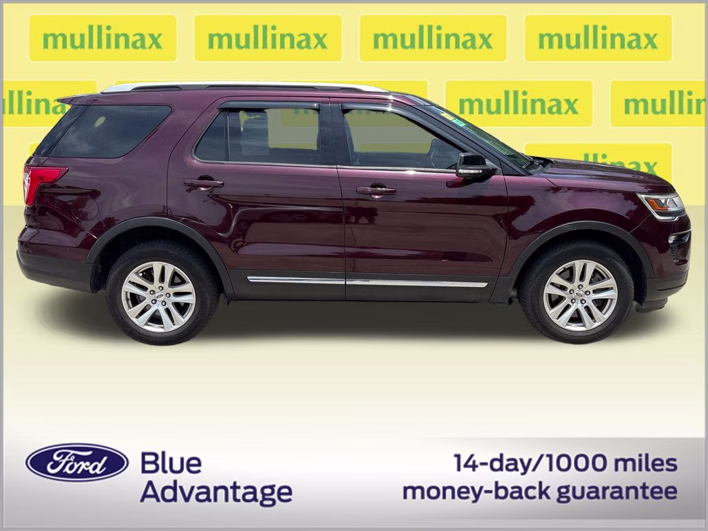 2018 Burgundy Ford Explorer XLT 4X4 SUV