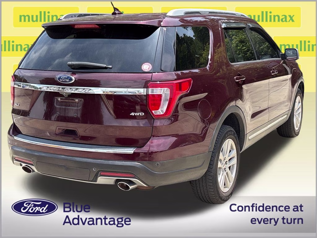 2018 Burgundy Ford Explorer XLT 4X4 SUV