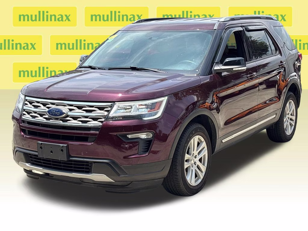 2018 Burgundy Ford Explorer XLT 4X4 SUV