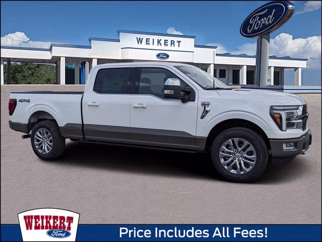2026 Star White Metallic Tri-Coat Ford F-150 King Ranch 4X4 Truck