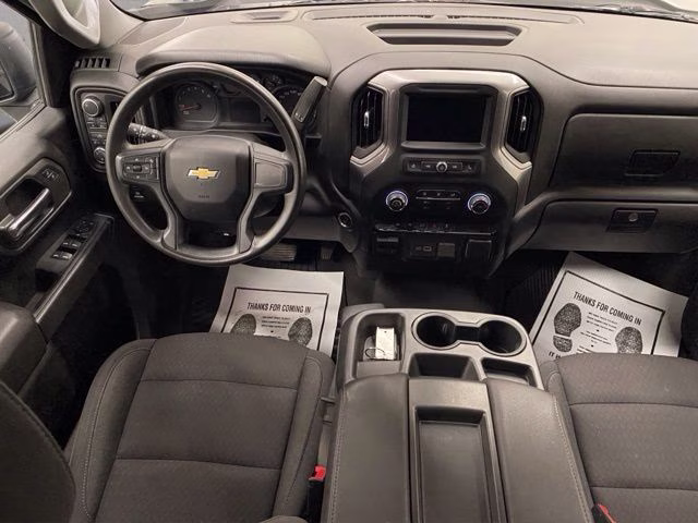 2024 Black Chevrolet Silverado 1500 Custom 4X4 Truck