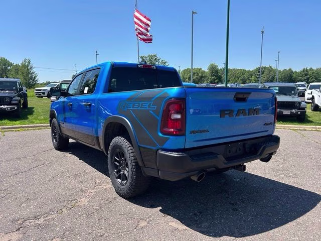 2025 Hydro Blue Pearlcoat Ram 1500 Rebel 4X4 Truck