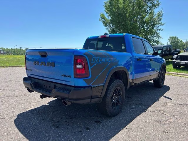2025 Hydro Blue Pearlcoat Ram 1500 Rebel 4X4 Truck