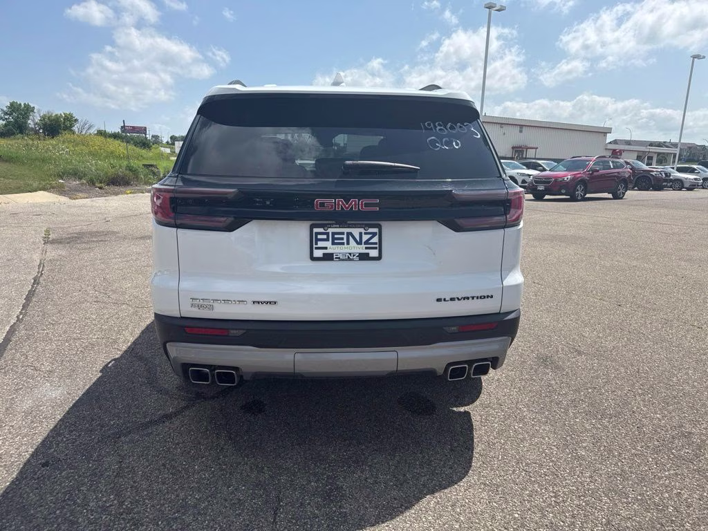 2024 Summit White GMC Acadia Elevation AWD SUV