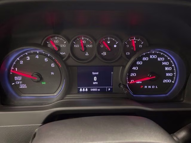 2024 Black Chevrolet Silverado 1500 Custom 4X4 Truck