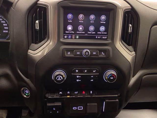 2024 Black Chevrolet Silverado 1500 Custom 4X4 Truck