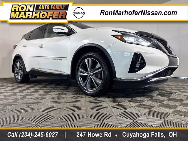 2019 Pearl White Tricoat Nissan Murano Platinum AWD SUV
