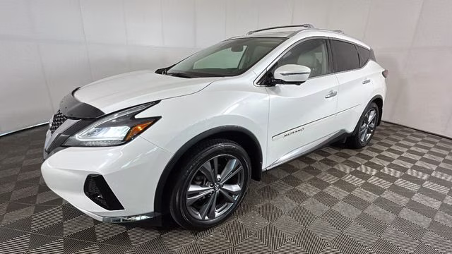 2019 Pearl White Tricoat Nissan Murano Platinum AWD SUV