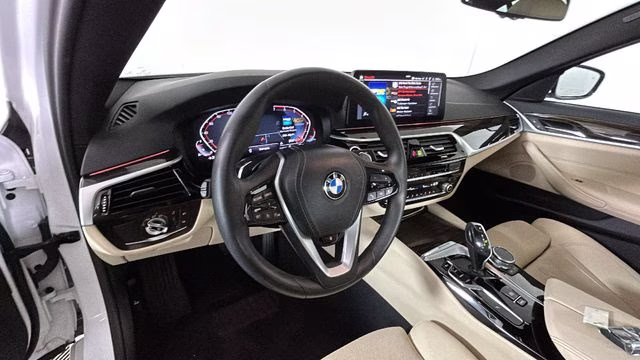 2023 Mineral White Metallic BMW 5 Series 530i xDrive AWD Sedan