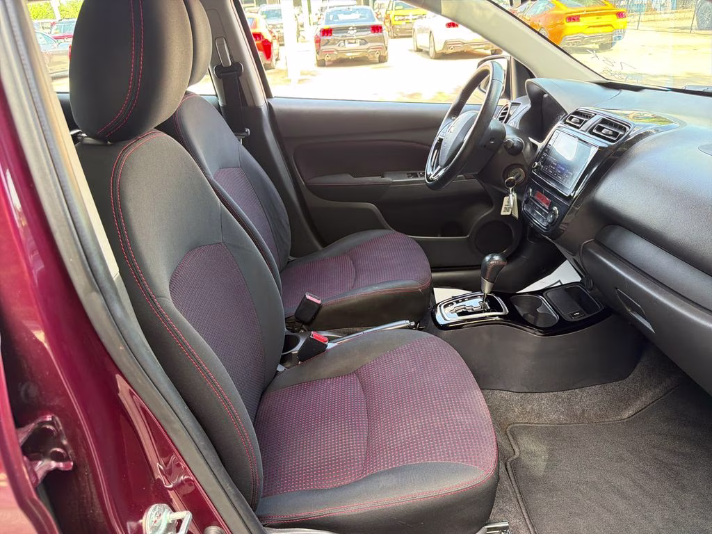 2022 Wine Red Metallic Mitsubishi Mirage SE FWD Hatchback