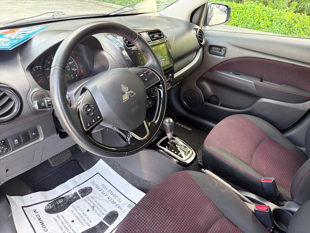 2022 Wine Red Metallic Mitsubishi Mirage SE FWD Hatchback