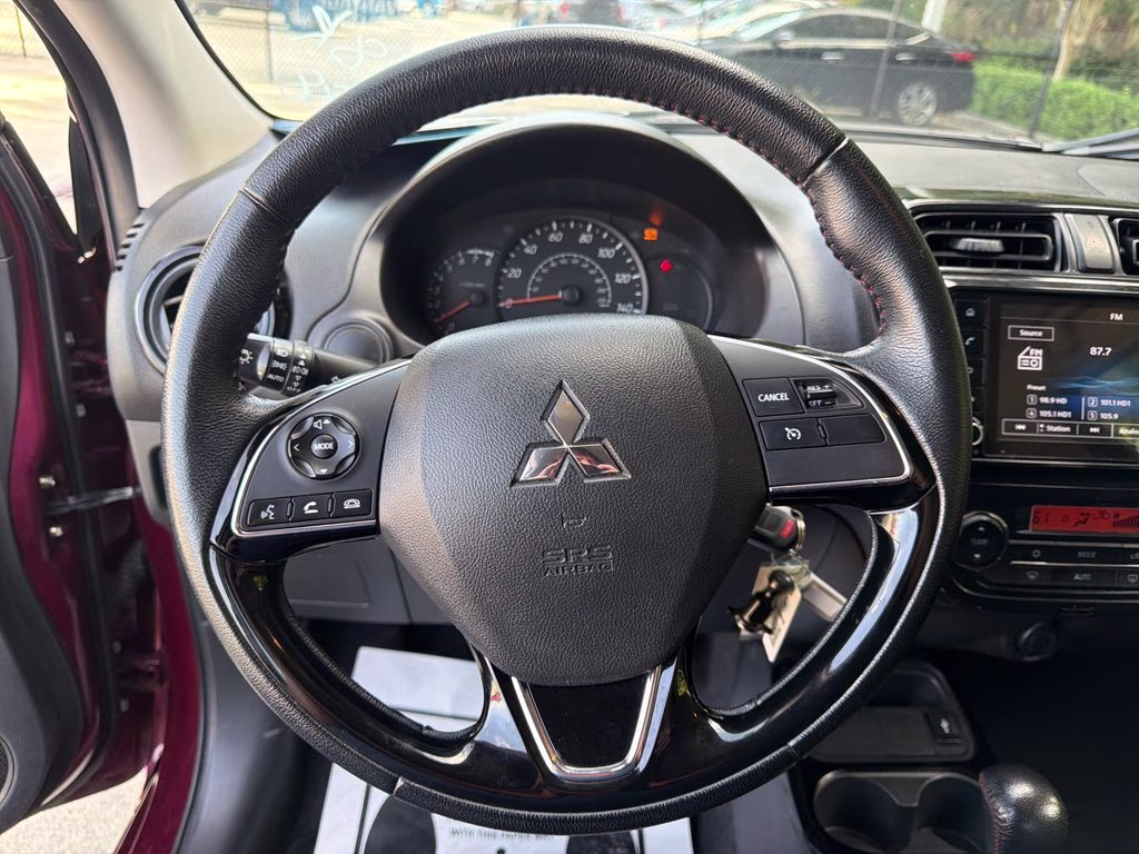 2022 Wine Red Metallic Mitsubishi Mirage SE FWD Hatchback