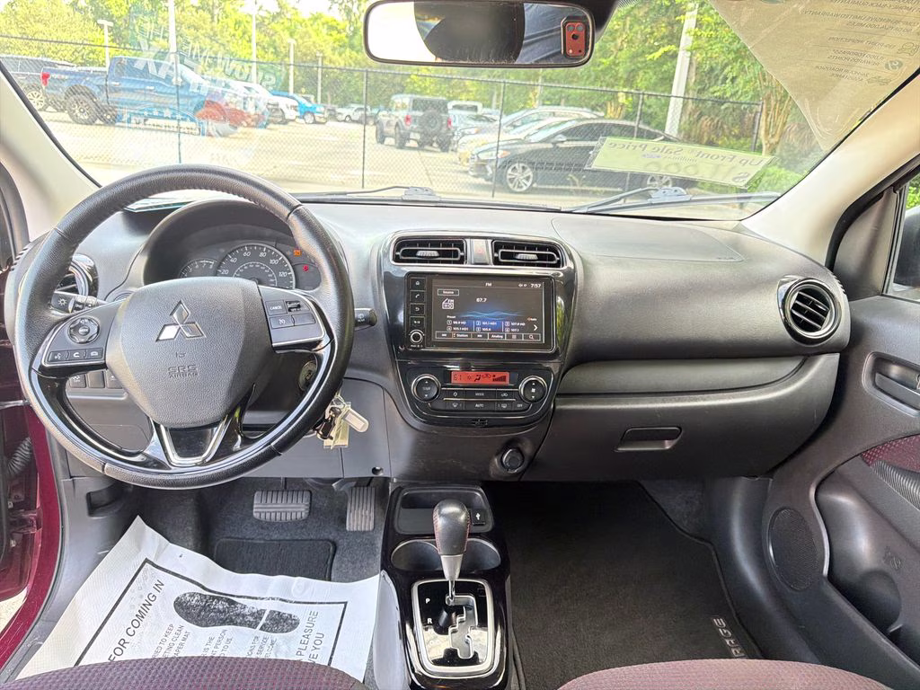 2022 Wine Red Metallic Mitsubishi Mirage SE FWD Hatchback