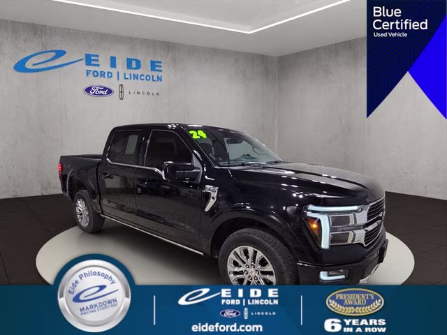 2024 Agate Black Metallic Ford F-150 King Ranch 4X4 Truck