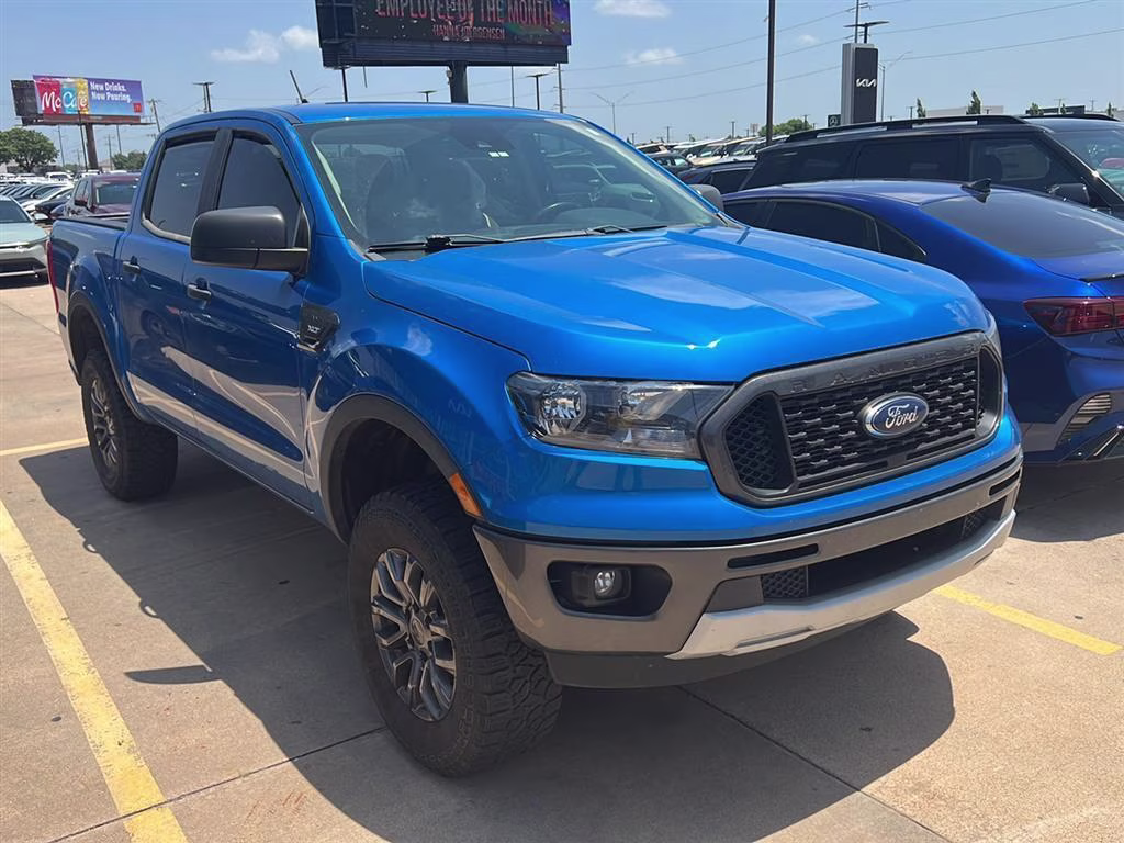 2021 Velocity Blue Metallic Ford Ranger XLT RWD Truck