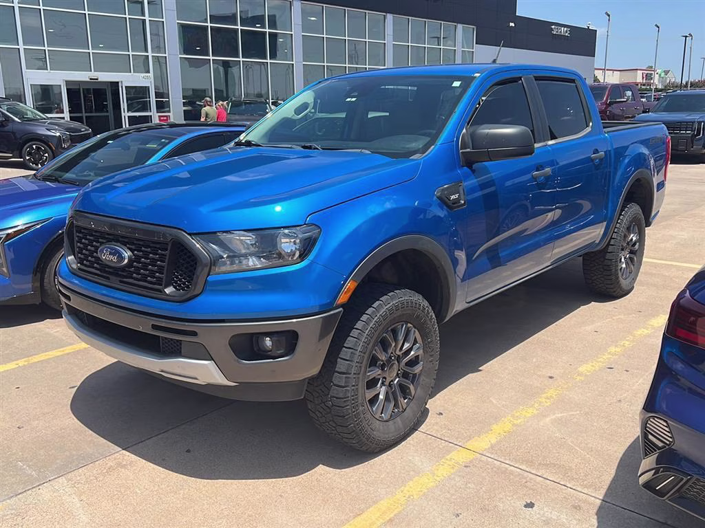 2021 Velocity Blue Metallic Ford Ranger XLT RWD Truck