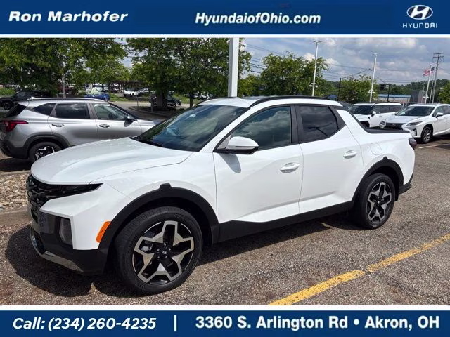 2024 white Hyundai Santa Cruz Limited AWD Truck