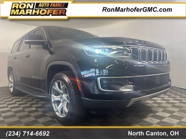 2022 Diamond Black Crystal Pearlcoat Jeep Wagoneer Series II 4X4 SUV