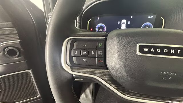 2022 Diamond Black Crystal Pearlcoat Jeep Wagoneer Series II 4X4 SUV